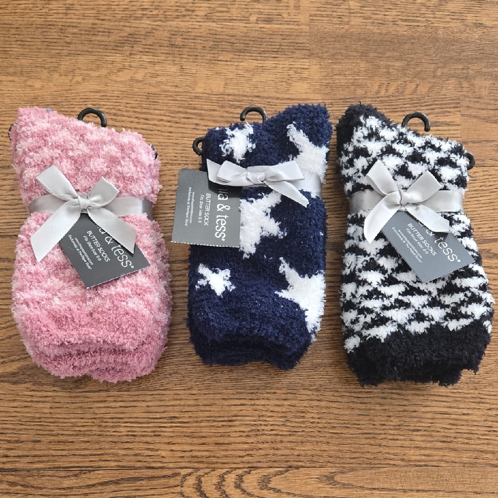 Mia & Tess Butter Socks